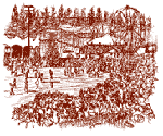 Illustration of the Columbia Gardens