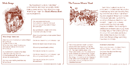 Screen shot of a page from The Glittering Hill CD annotated listening guide